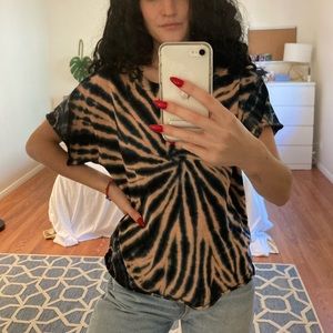 Tie Dye print t-shirt Free People